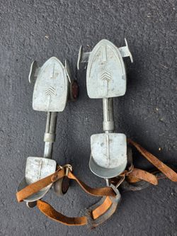 1950s JC Higgins Sears Metal Clamp On Adjustable Roller Skates Metal Wheels Key