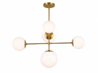 Maxim Vesper 5-Light Modern Pendant Satin