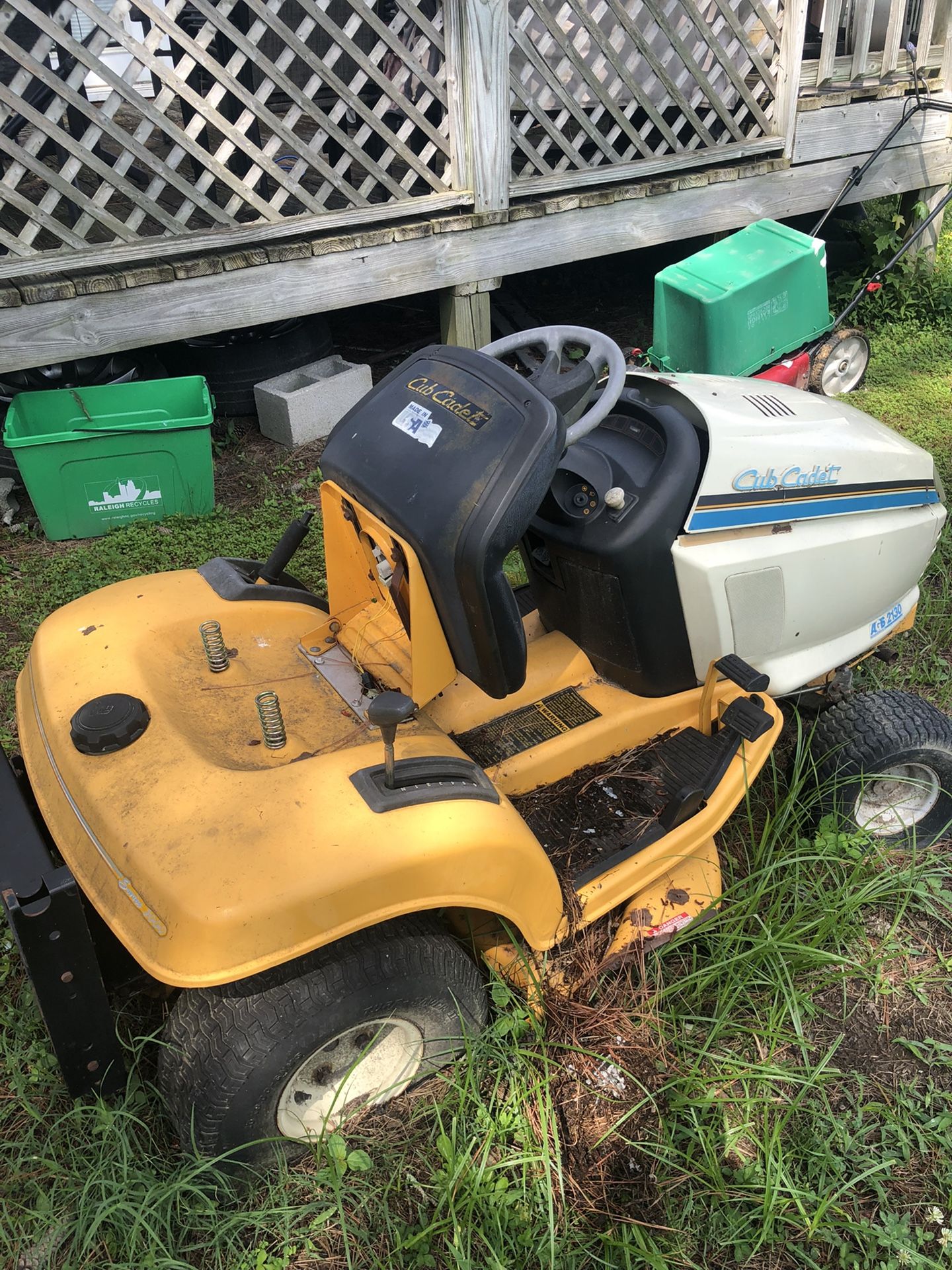 2 Riding Mowers 