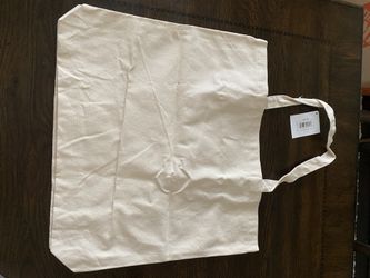 Beige blank tote bags