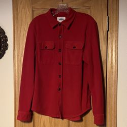 Old Navy Candy Apple Red Flannel