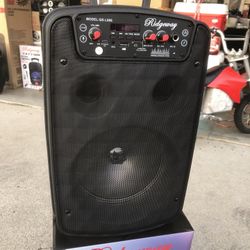 Eight Inch Rechargeable Bluetooth Speaker/aux/fm/USB And SD Port/brand New!!