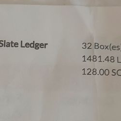 Rockridge Ledger Stone 32 Boxes 6x24  NEW $450 Or Best Offer