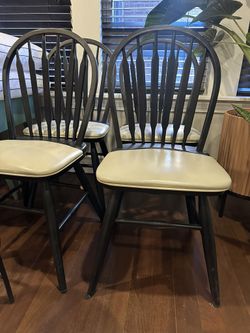 Vintage Dining Chairs (set Of 4)