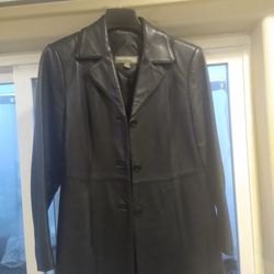 Real Leather Jacket. Size Ps Womans
