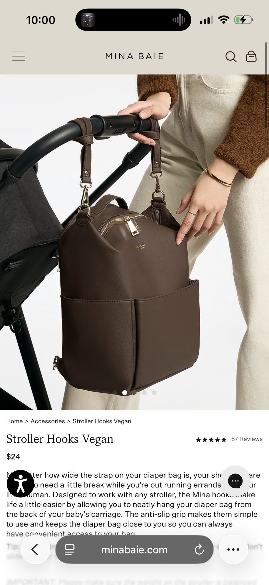 Mina Baie Emmy Vegan Carryall