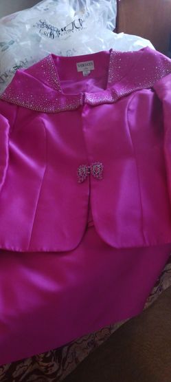 Womans Verucci Sz 22w 3pc Fucshia Formal Suit