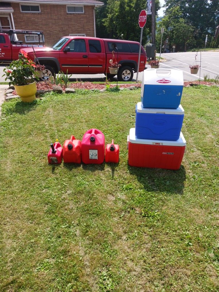 Coolers N Gas Cans