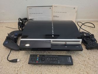 Sony Playstation Console, Controller, Remote