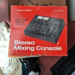 Stereo 5 Track Mixing Console