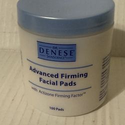 Denese Advanced Firming Facial Pads with Actizone Factor ~ 100 Pads ~ Sealed