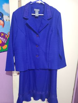 Blue Dress With Blazer