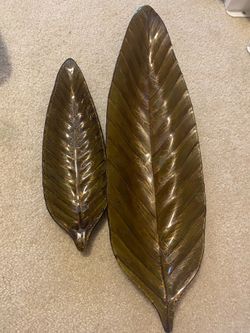 Rona Leaf Plate Set of 2