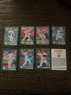 Dodgers 60th anniversary collectors cards