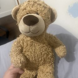 Build A Bear BAB Teddy Bear Stuffed Animal Plush Tan Brown Medium Size 14 Fuzzy
