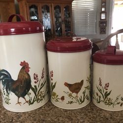 Paula Deen metal canisters