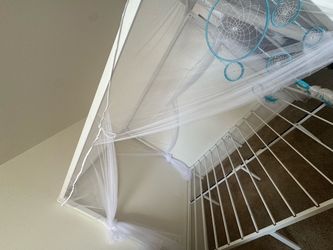 Canopy full bed frame