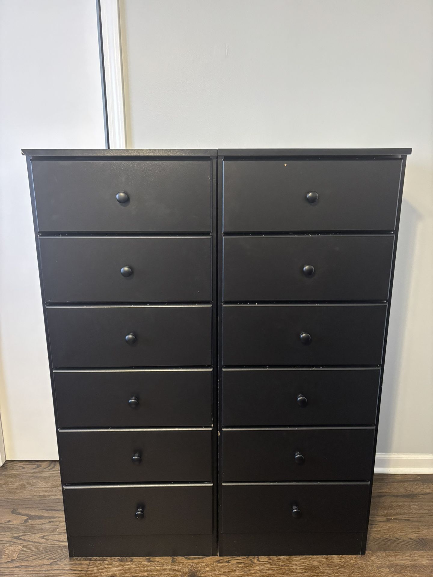 Black 6 Drawer Dresser