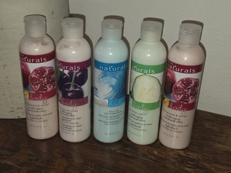 Avon Senses Body Lotion 8.4 OZ Set Of 5 Pom Cherry Aqua Cucumber Melon