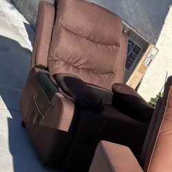 Brown Electric Recliner 