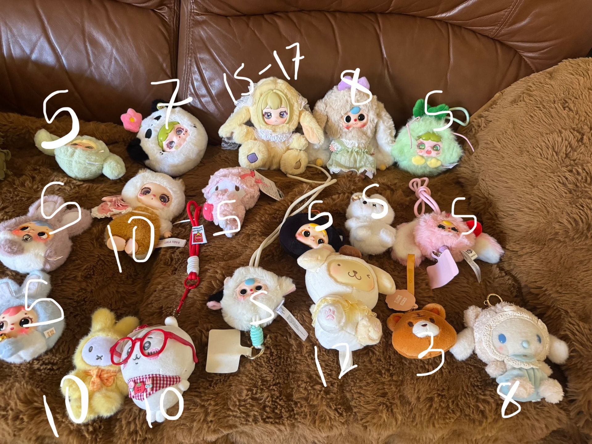 Bag Charms, Baby Three, Yooki, Sanrio, Chiikawa, Samuel