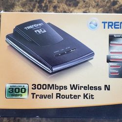 Trendnet 300 Mbps Wireless N Travel Router Kit TEW-654TR
