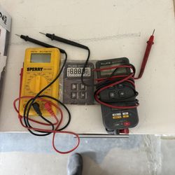 Multi Meters Fluke And Speedy