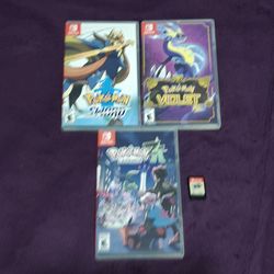 Nintendo Switch - 3 Pokemon Game Bundle (1 free game)