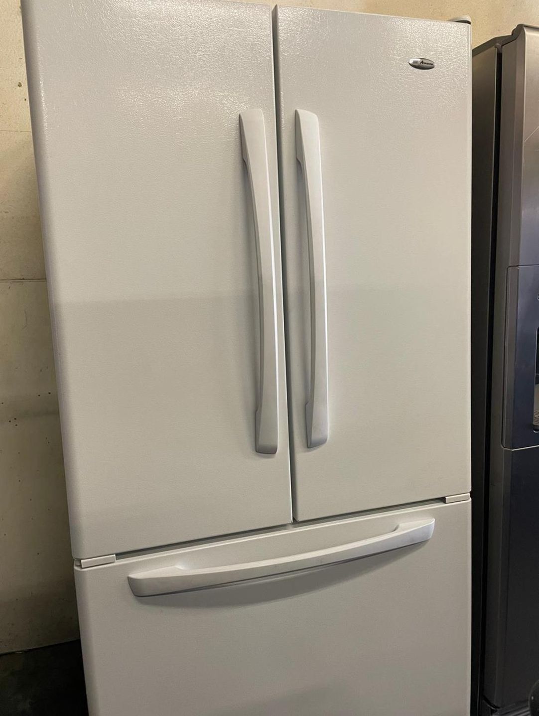 Amana 3-Door White Refrigerator