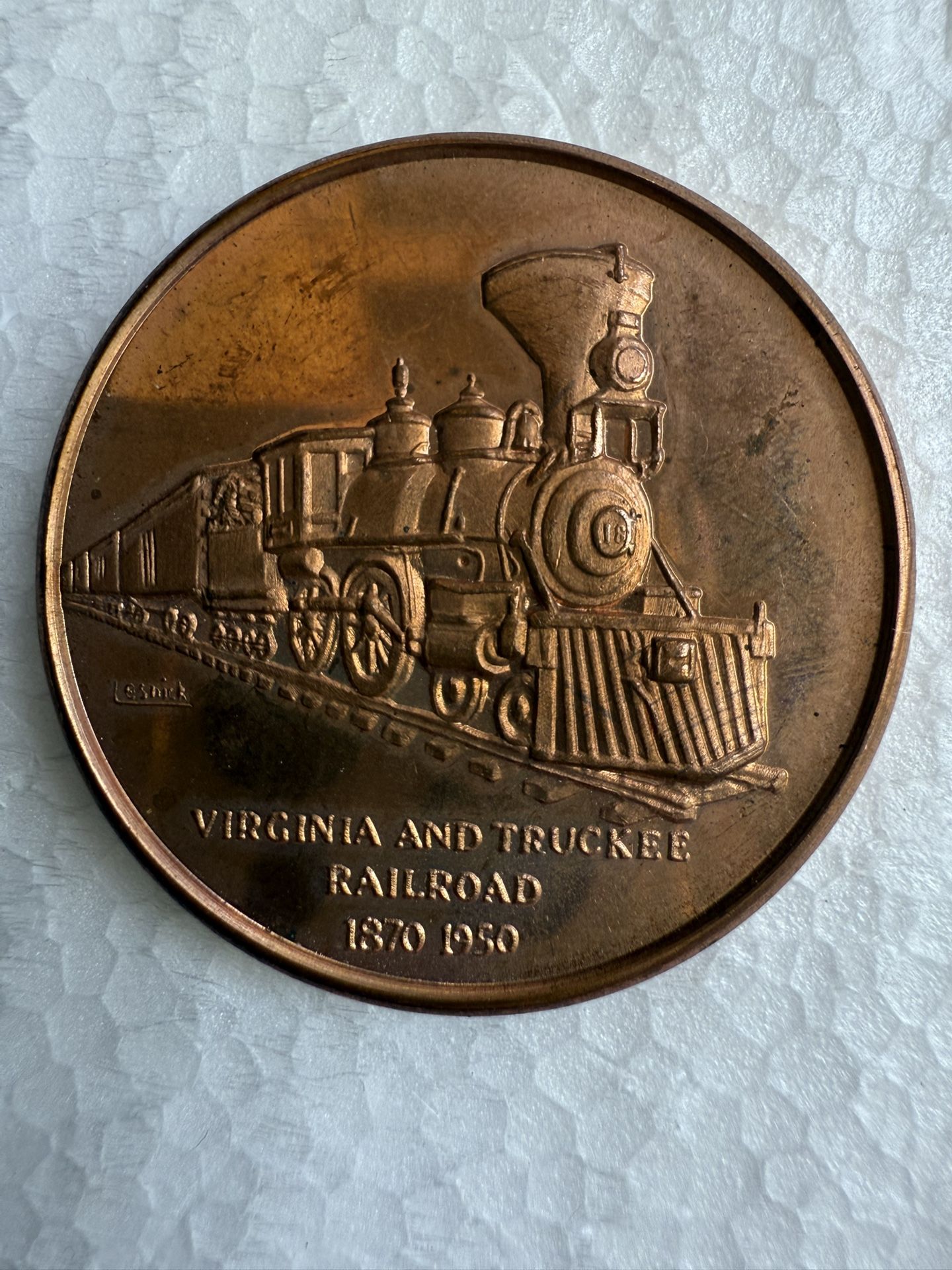 Virginia and Truckee Railroad Commemorative Coin