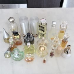 Vintage Perfume Lot Of 20. Most High End Brands