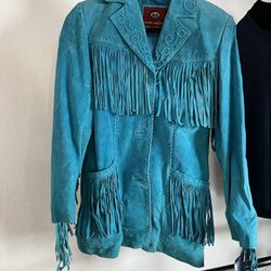 Mark Matis Leather Fringe Jacket