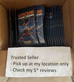 $12.50 each - Riftbound - League of Legends Trading Card Game: Origins Sleeved Booster Pack