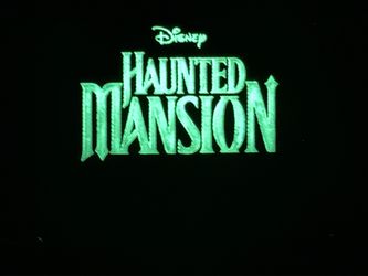 “GLOWS” Disney Haunted Mansion Messenger Bag Dark Gray/Brown Disney Franchise