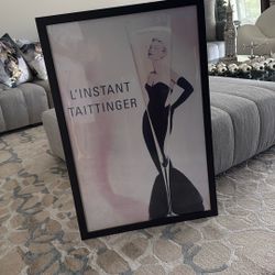 Z gallery > L' INSTANT TAITTINGER Champagne Poster, CATHERINE DENEUVE 