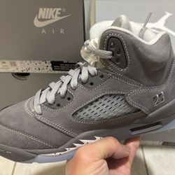 Jordan 5 Wolf Grey (GS 5.5Y, 6.5Y)