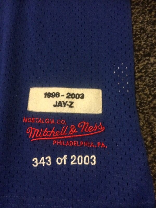 Roc a Fella Special Edition Jay Z Mitchell & Ness Jersey