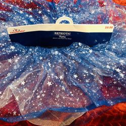 Patriotic Tutu Adult One Size Fits Most 