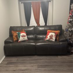 3pc Charcoal Power Reclining Sectional Sofa