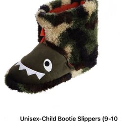 Child Bootie Slippers (9-10 Little Kids)