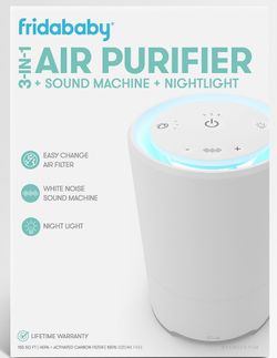 Fridababy 3-in-1 air purifier sound machinr night loght