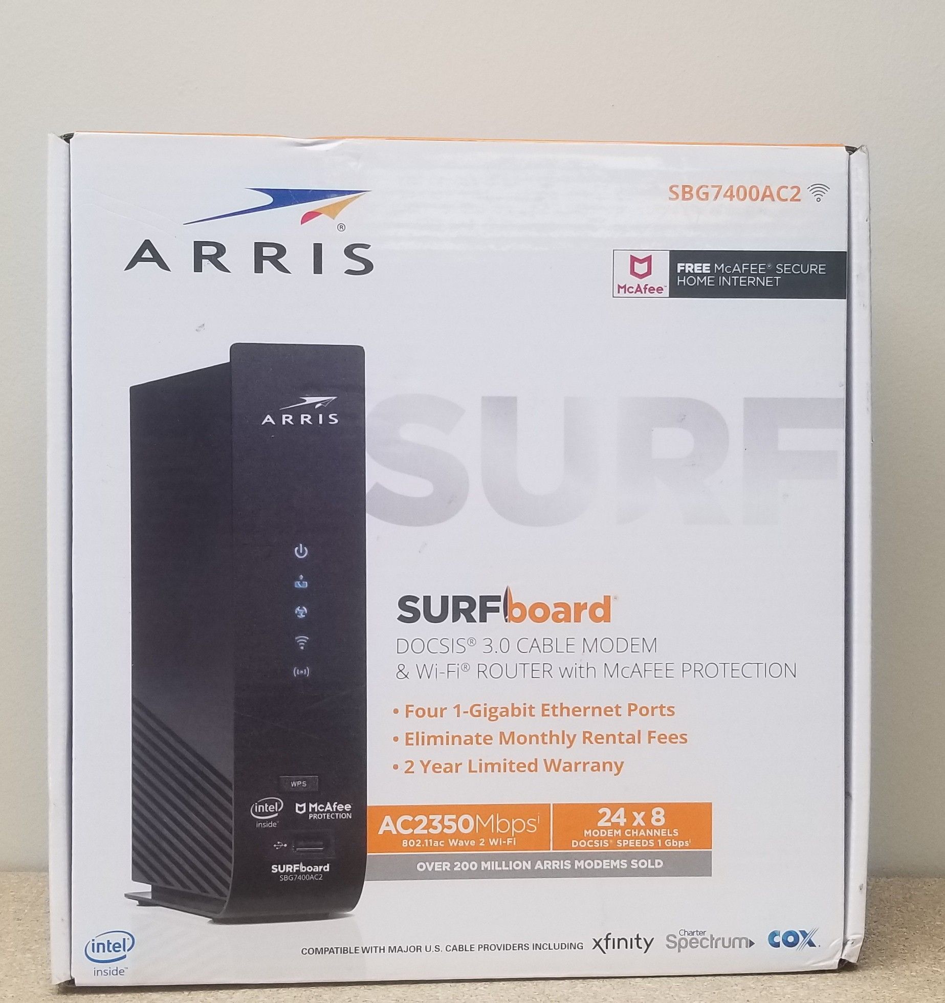 Arris surfboard cable modem and wifi router new