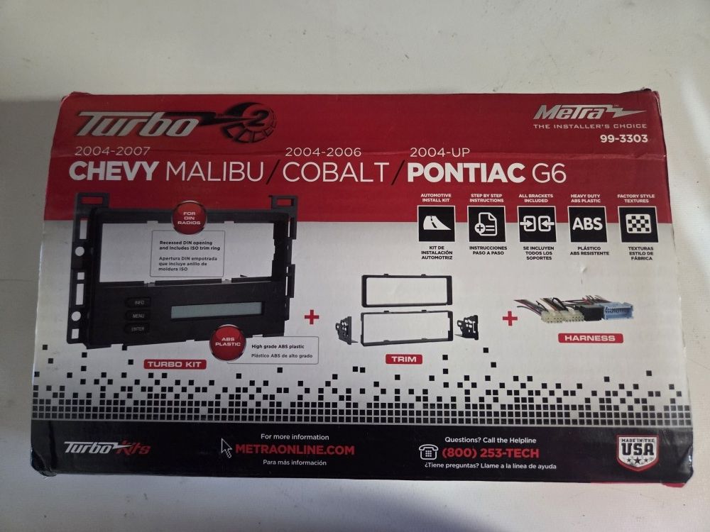 Metra 99-3303 Stereo Kit For Malibu Cobalt Pontiac