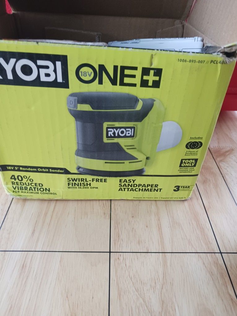 18v Ryobi 5" Orbit Sander