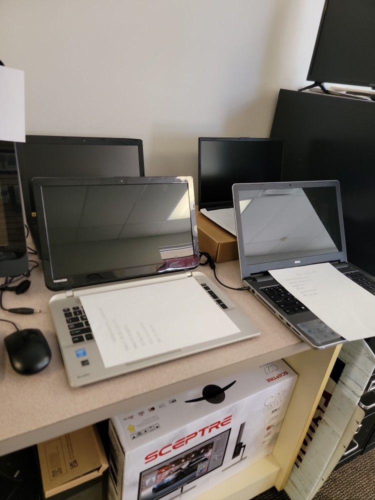 Used/Refurbished Laptops Ready To Go.