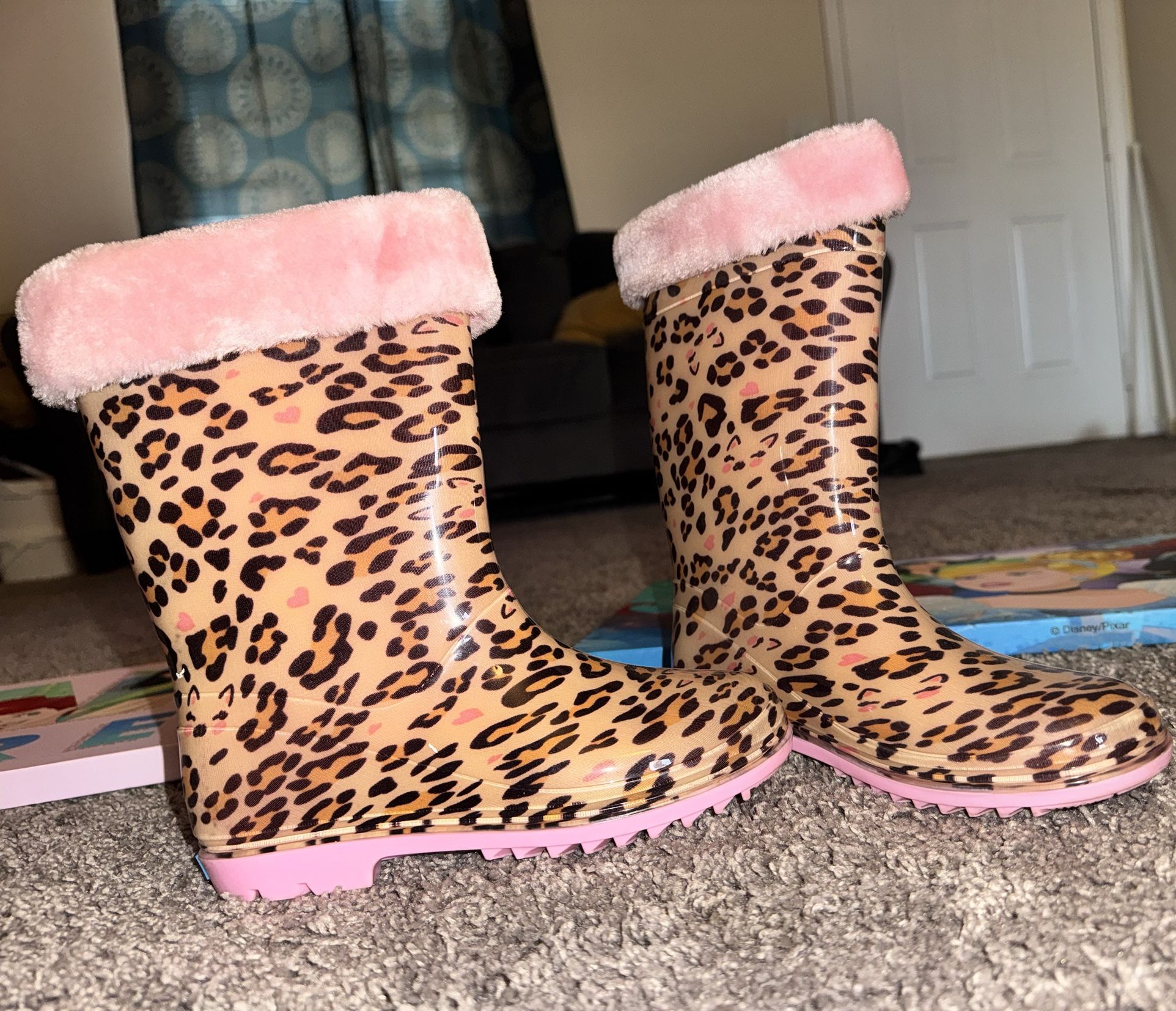 Girls Size 2 Rain Boots
