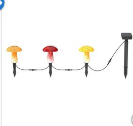 Infinity X1 Glass Solar Mushroom Landscape Lights