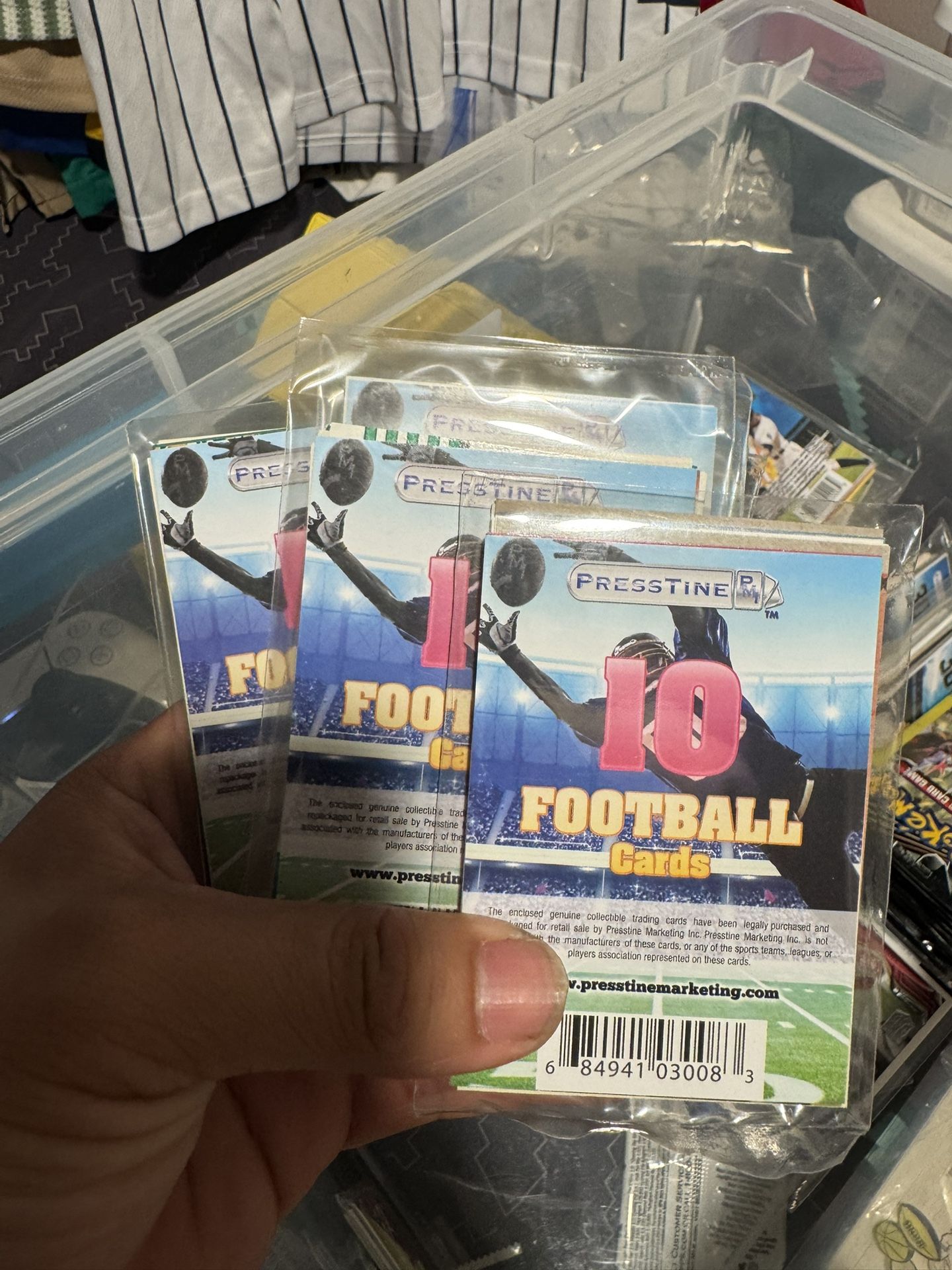 Football Presstine Cards