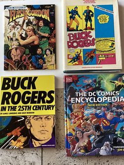 Awesome near pristine vintage Flash Gordon Buck Rodgers comic books hardback book 70s 80s