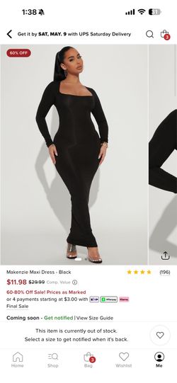 Long black dress